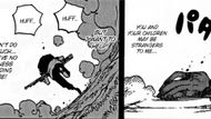 Shanks' mother dies, and Dragon takes the twins (Image Source: Shueisha)